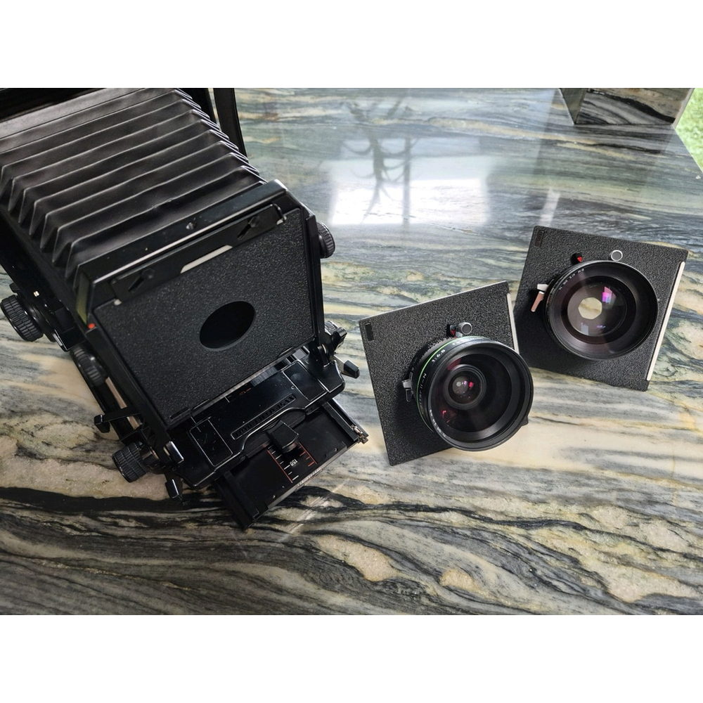 Toyo Field 45AX 4x5 Camera Body Field Camera W/ Wide Angle & 72* Lenses Included